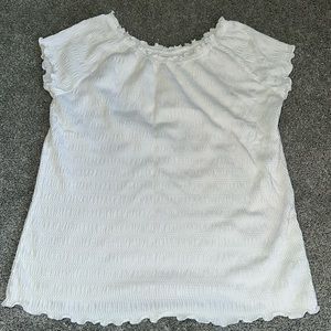 Girls crinkle top NWOT
